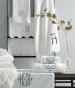 Monogrammed Matouk Scalloped Towels