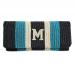 Hand Beaded Vertical Stripe Initial Clutch