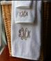 Monogrammed Whie Towel Set