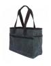 Monogrammed Slate Canvas Utility Tote 