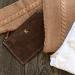 Boulevard Italian Suede Carrie Clutch In Praline