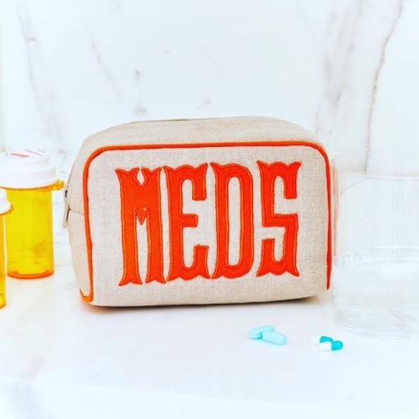 Walker Valentine Small Milan Cosmetic Case 6" By 4