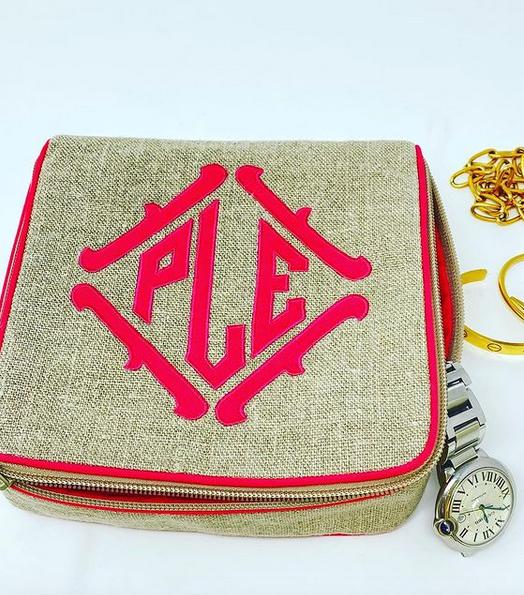 Walker Valentine Andrea 7 Inch Square Jewelry Case