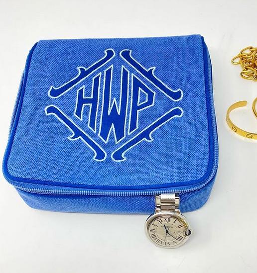 Walker Valentine Andrea 7 Inch Square Jewelry Case