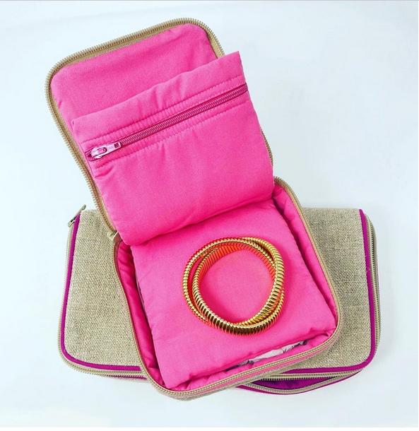 Walker Valentine Andrea 7 Inch Square Jewelry Case