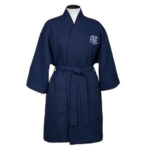 Monogrammed Waffle Weave Robes