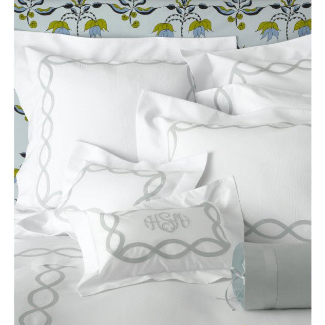 Matouk Providence Monogrammed Bedding Collection