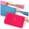 personalized+disco+leather+keychain+wallet+8+colors