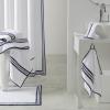 allegro+by+matouk+shower+curtain+with+12+inch+monogram