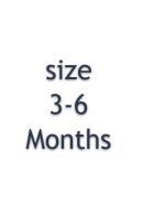 Size 3-6 Month