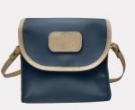 Navy Coated Canvas