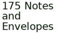 175 Notes And Envelopes