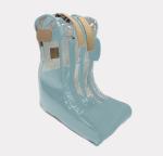 Ice Blue Caoted Canvas