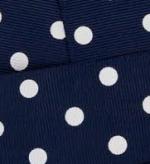 Navy And White Dot