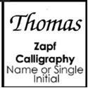 Zapf (name Or Single)