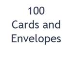 100  Notes And Envelopes