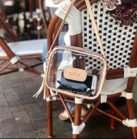 Jon Hart Designs Personalized Clear Lola Crossbody Bag