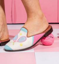ByPaige Needlepoint Tennis Mule