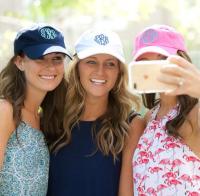 Monogrammed Ladies Baseball Hat in Many Colors