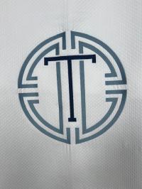 Monogrammed Diamond Pique Shower Curtain
