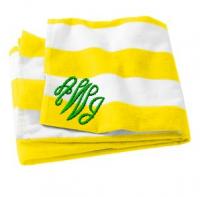 Yellow And White Striped