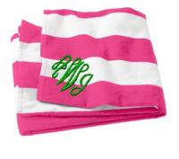 Hot Pink And White Striped