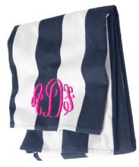 Navy And White Striped