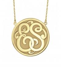 Classic Two Initial Recessed Monogram 30mm