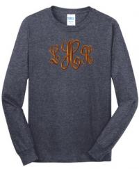 Monogrammed Preppy Long Sleeve T Shirt