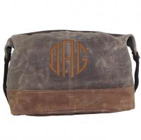 Waxed Dopp Kit Olive 