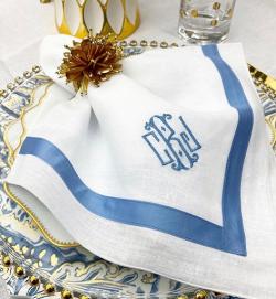 Monogrammed Table Linens Monogrammed Table Linens NULL