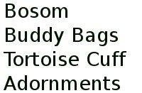 Bosom Buddy Bags Tortoise Cuff Adornments