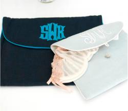 Left: Lingerie envelope with Classic appliqué  Lingerie envelope with Classic appliqué NULL