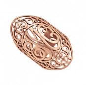 Sterling Silver With Rose Gold Plating