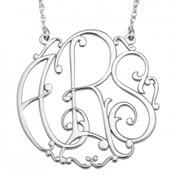 Sterling Silver With Rhodium Plating