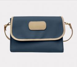 Navy Coated Canvas