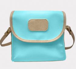 Ocean Blue Coated Canvas