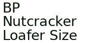 Bp Nutcracker Loafer Size