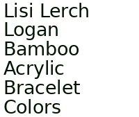 Lisi Lerch Logan Bamboo Acrylic Bracelet Colors