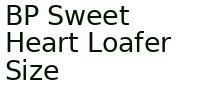 Bp Sweet Heart Loafer Size