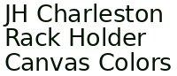 Jh Charleston Rack Holder Canvas Colors