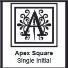 Apex Square (single Initial)