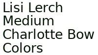 Lisi Lerch Medium Charlotte Bow Colors