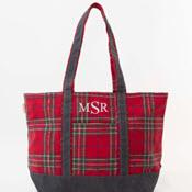 Red Plaid & Slate