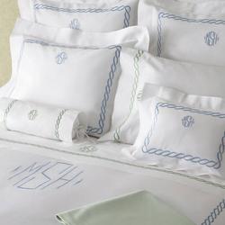 Matouk Classic Chain Monogrammed  Bedding Collection Matouk Classic Chain Monogrammed  Bedding Collection Home & Garden > Linens & Bedding > Bedding