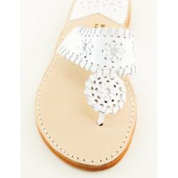 White with White Palm Beach Sandals White with White Apparel & Accessories > Shoes > Sandals > Thongs & Flip-Flops