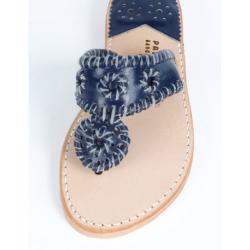Navy with Navy Palm Beach Sandals Navy with Navy Apparel & Accessories > Shoes > Sandals > Thongs & Flip-Flops
