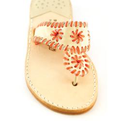 Chanel with Coral Neon Palm Beach Sandals Chanel with Coral Neon Apparel & Accessories > Shoes > Sandals > Thongs & Flip-Flops