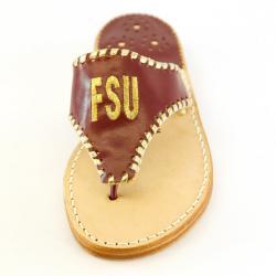 FSU Collegiate Monogrammed Sandal FSU Collegiate Monogrammed  Apparel & Accessories > Shoes > Sandals > Thongs & Flip-Flops