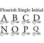 Flourish Single Initial